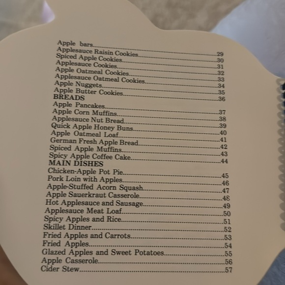 The big fat red juicy apple cookbook EUC Spiral Bound - Picture 5 of 8